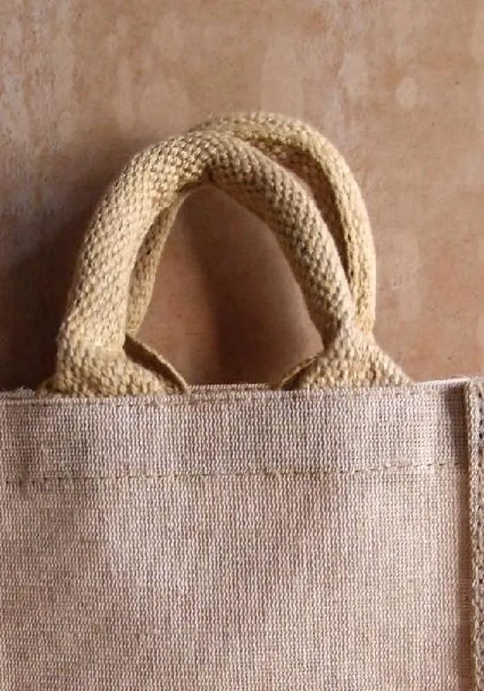 Natural Burlap Gift Tote Bags Party Favor Burlap Totes  TJ906