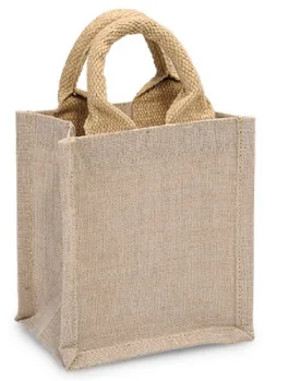 Natural Burlap Gift Tote Bags Party Favor Burlap Totes  TJ906