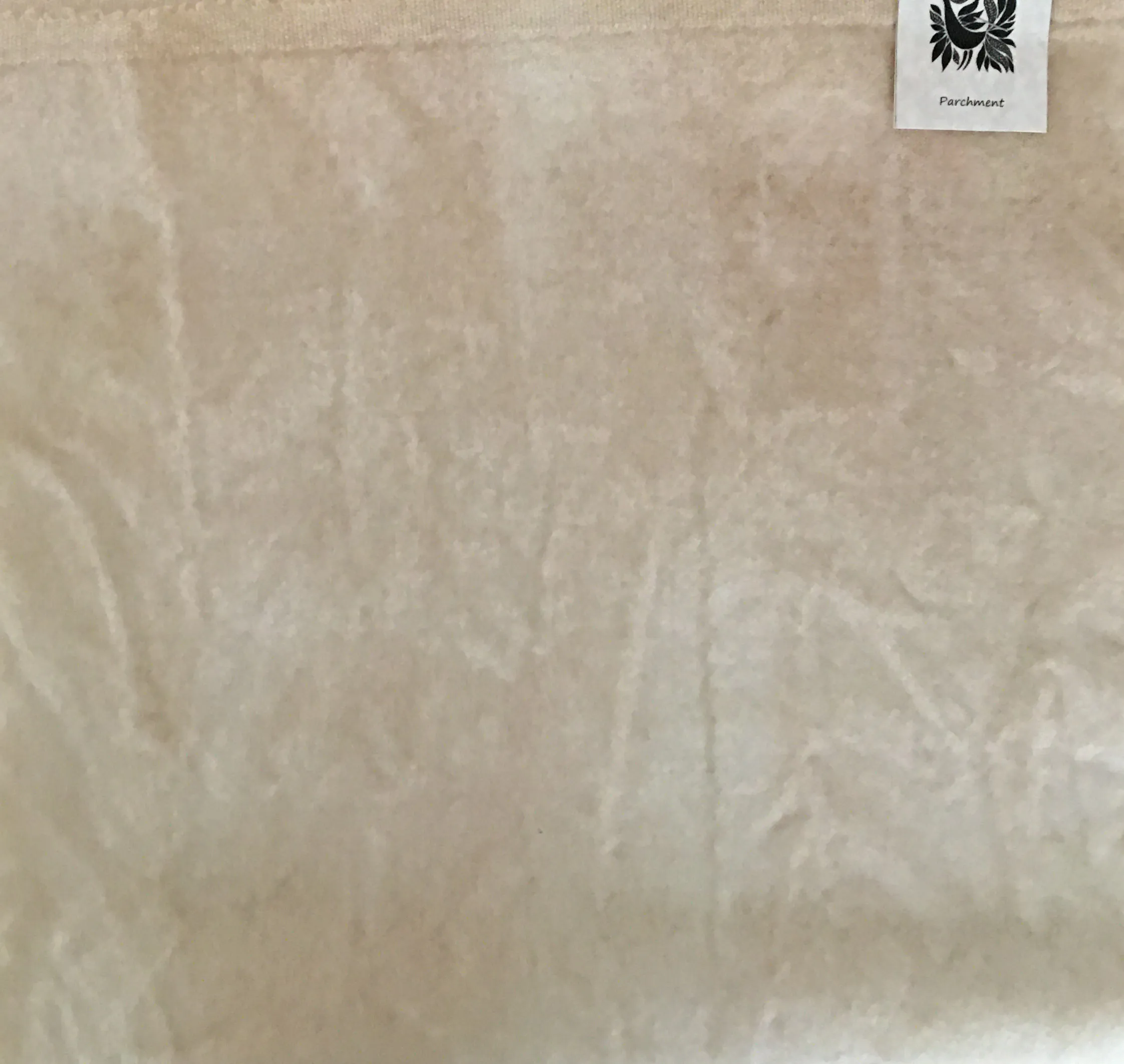 PARCHMENT Hand Dyed Fat EIGHTH Wool Fabric for Primitive Wool Applique and Rug Hooking (Copy)