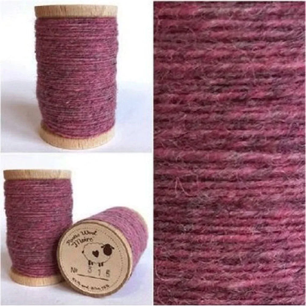 PEPPERBERRY Hand Dyed Fat EIGHTH Wool Fabric for Wool Applique and Rug Hooking