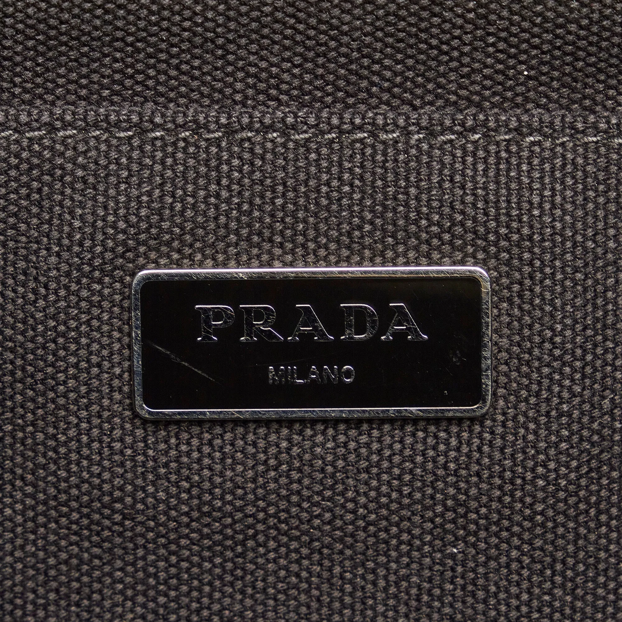 PRADA Canapa Camouflage Tote Tote Bag