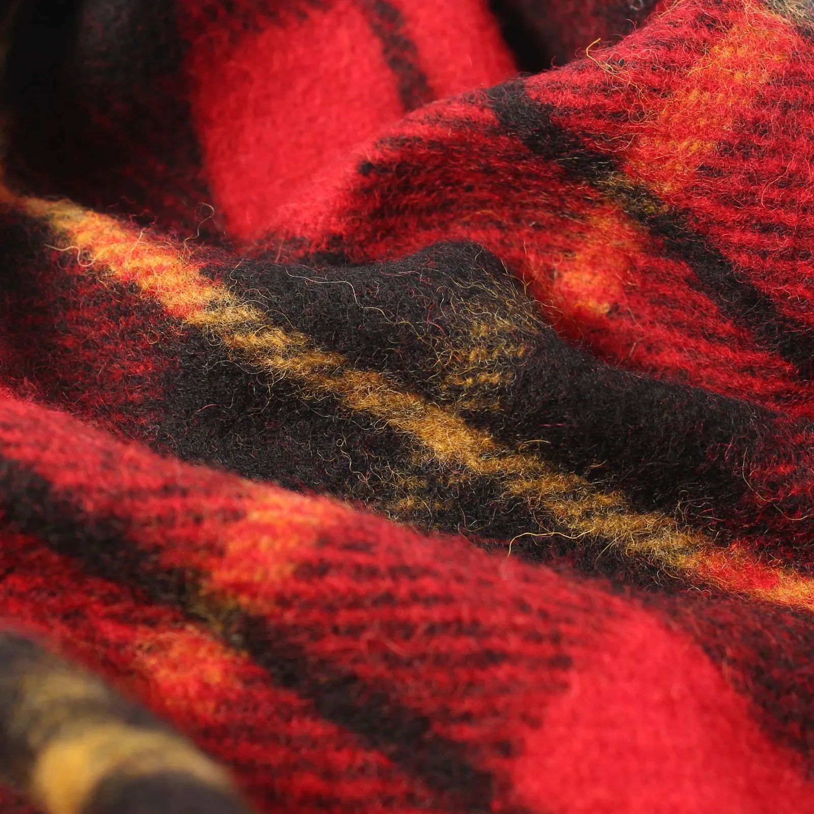 Recycled Wool Tartan Blanket Throw Wallace