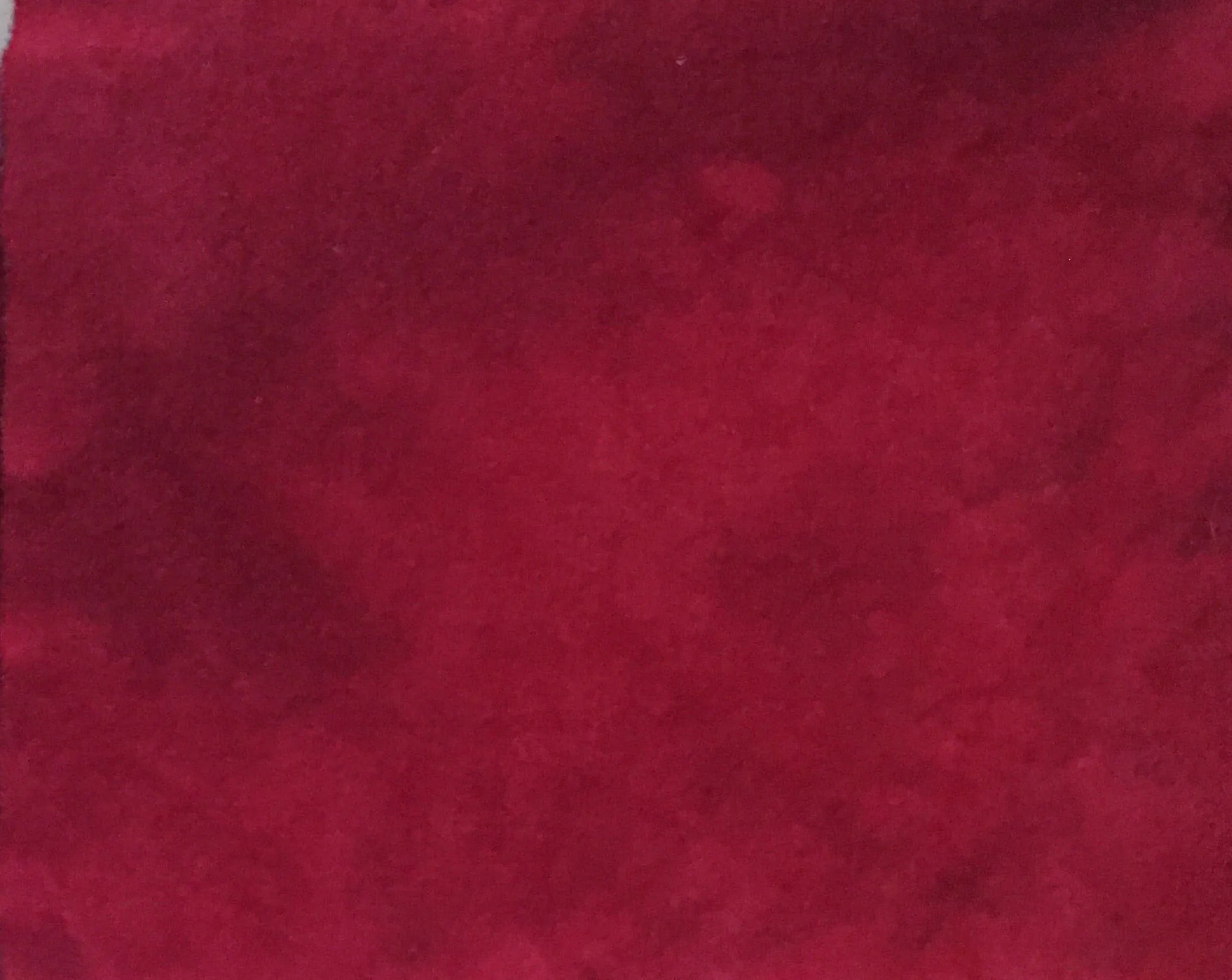 RED VELVET Hand Dyed Fat EIGHTH Wool Fabric for Wool Applique and Rug Hooking