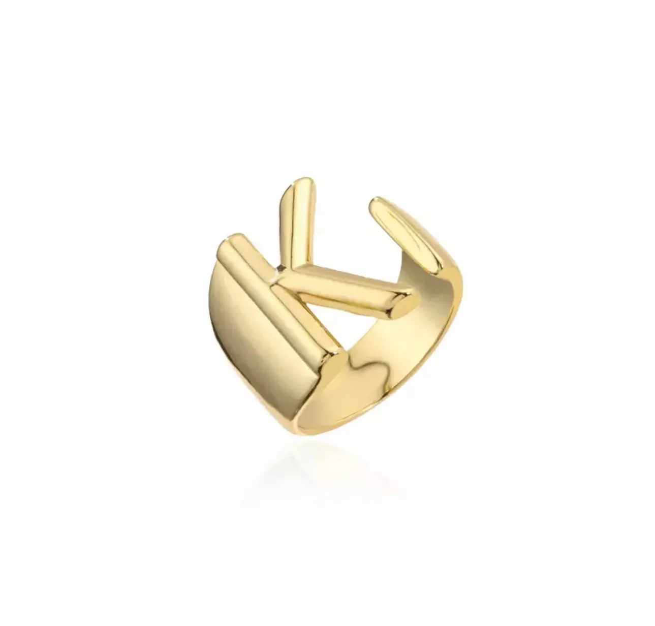 Rings - Gold Letter Rings