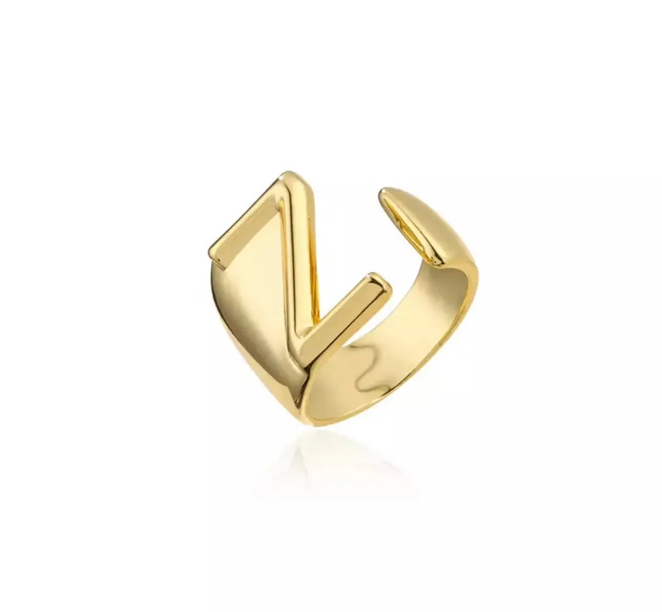 Rings - Gold Letter Rings