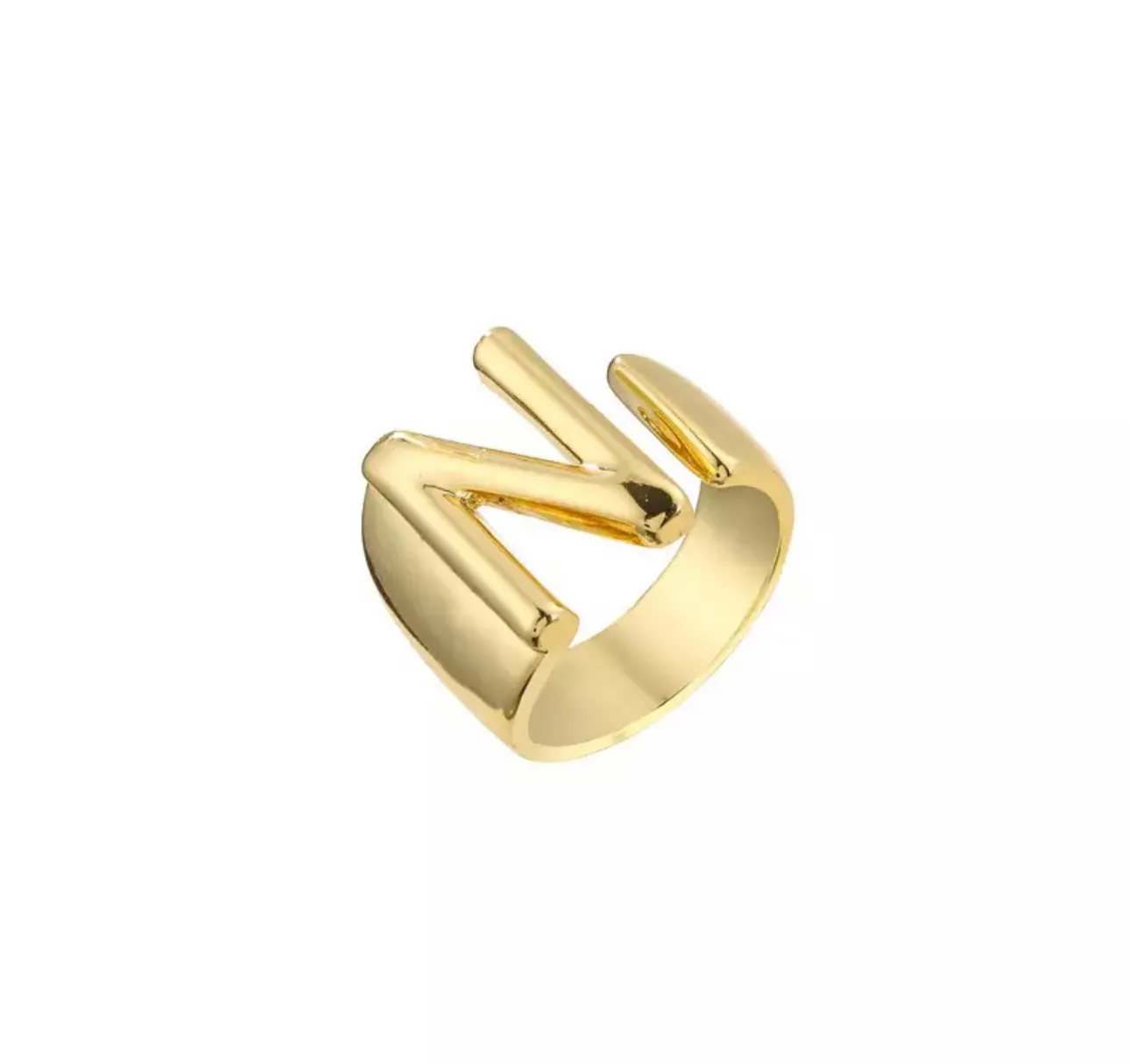 Rings - Gold Letter Rings