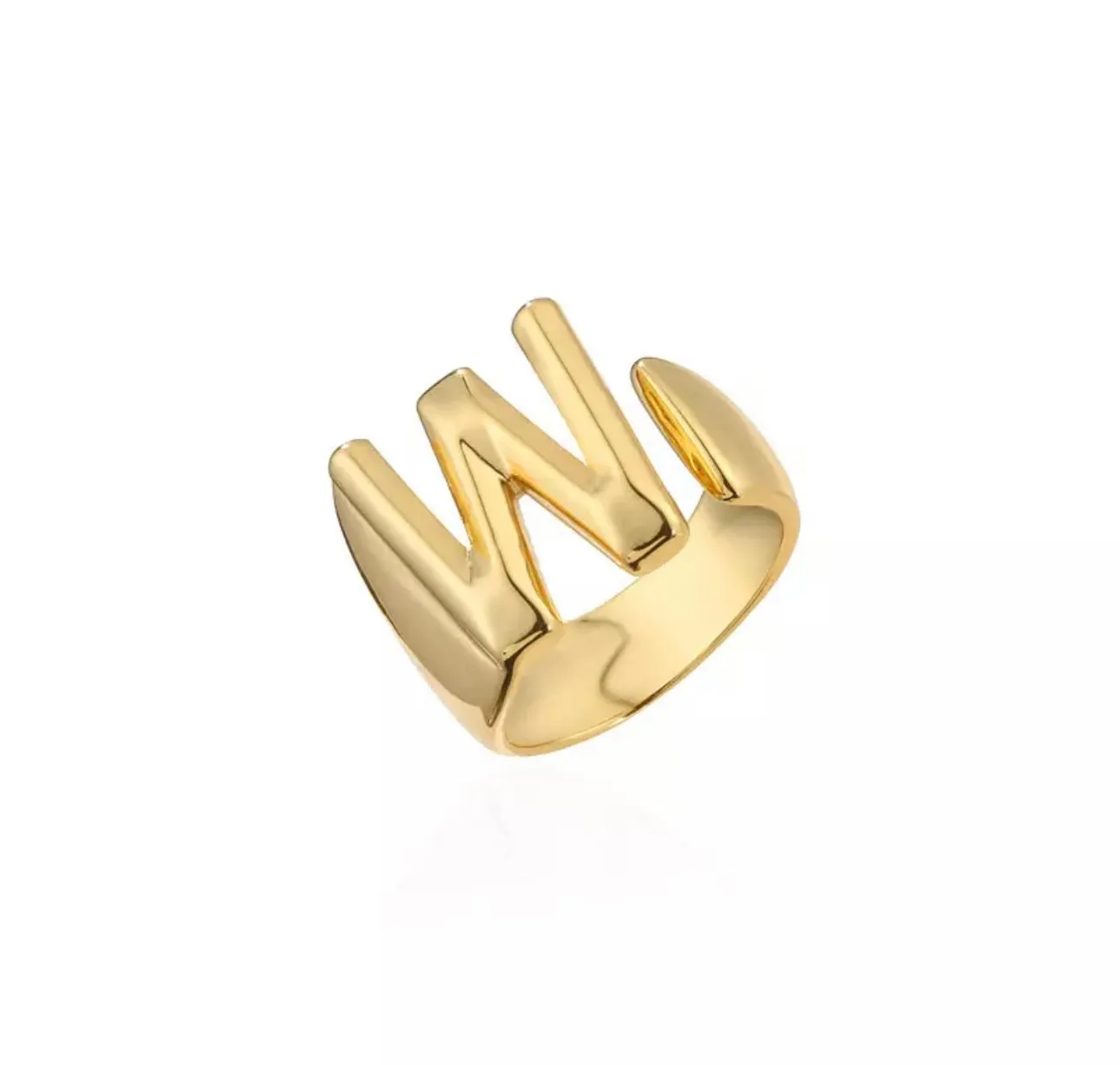 Rings - Gold Letter Rings