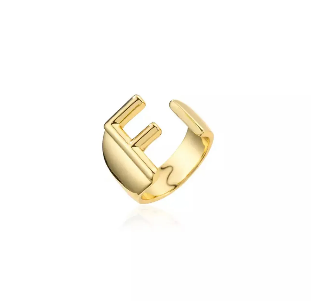 Rings - Gold Letter Rings