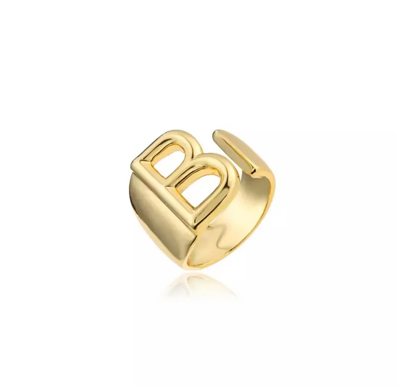 Rings - Gold Letter Rings