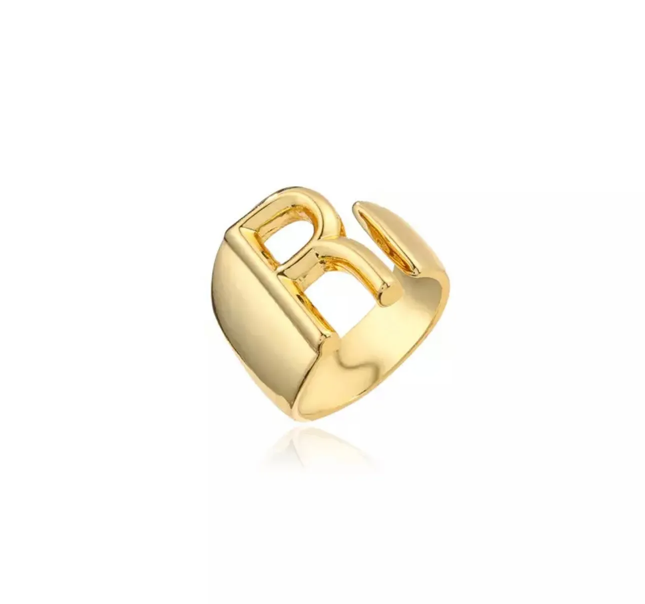 Rings - Gold Letter Rings