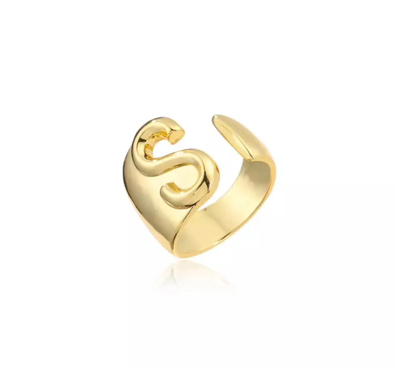 Rings - Gold Letter Rings