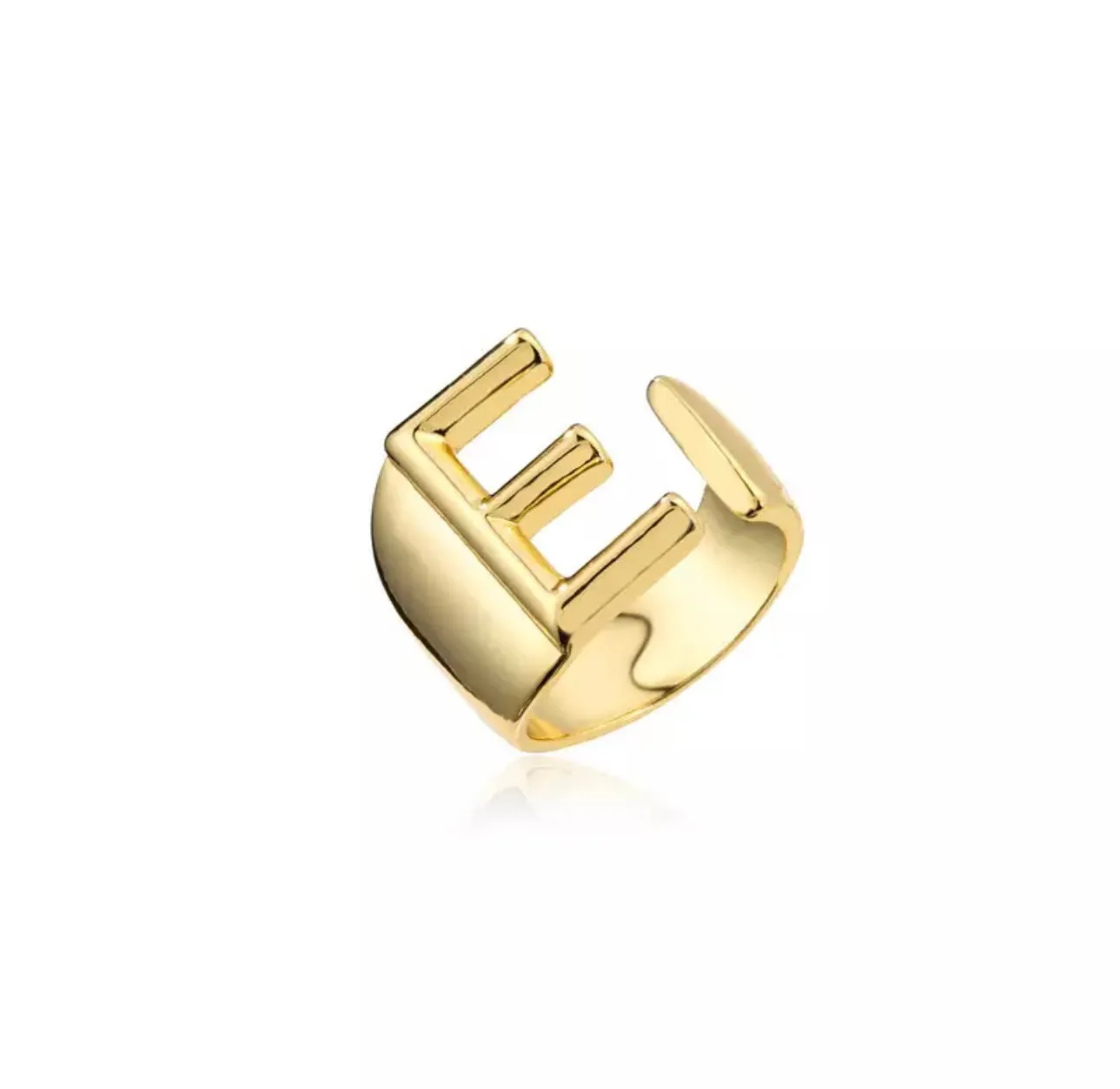 Rings - Gold Letter Rings