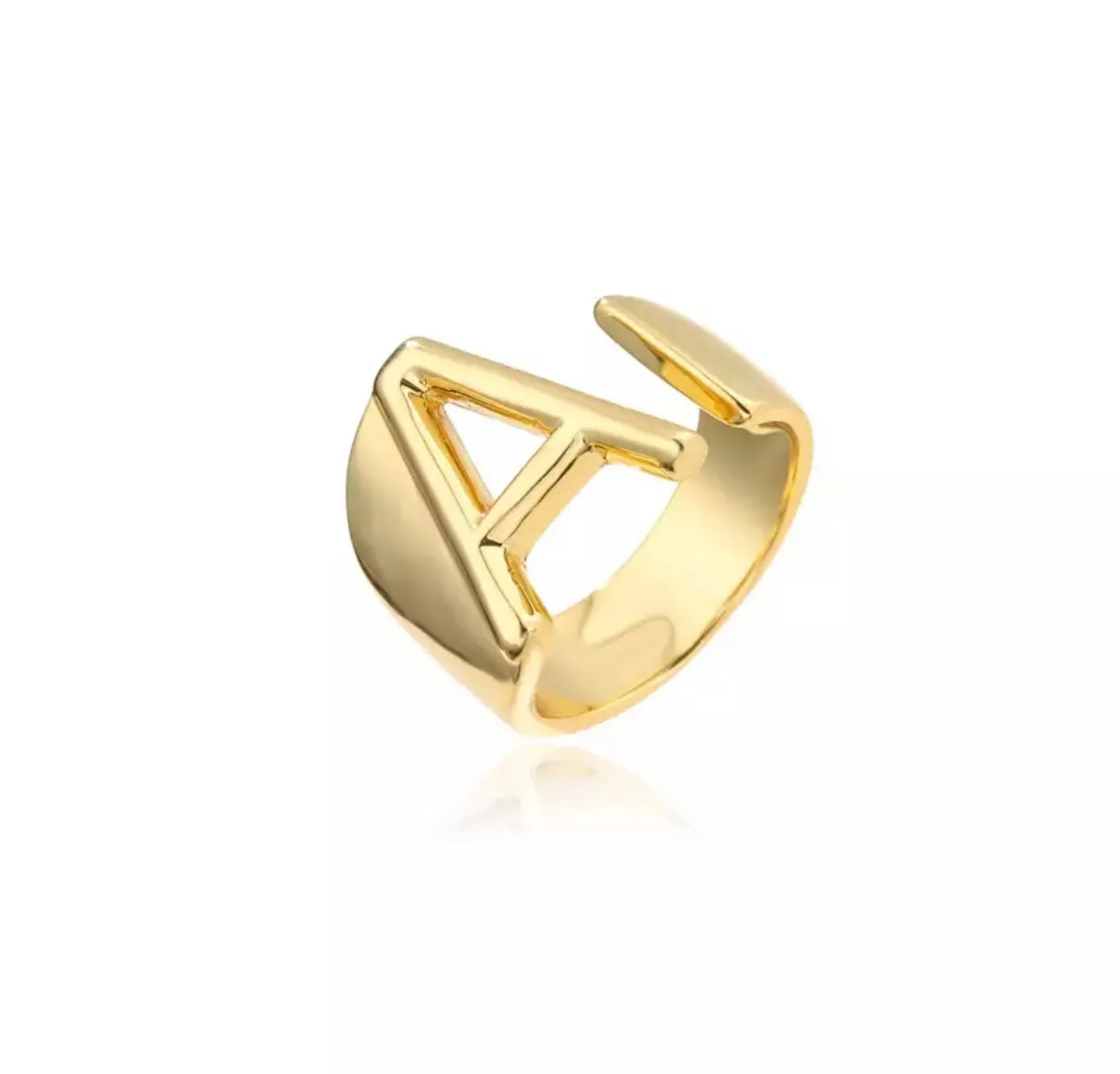 Rings - Gold Letter Rings