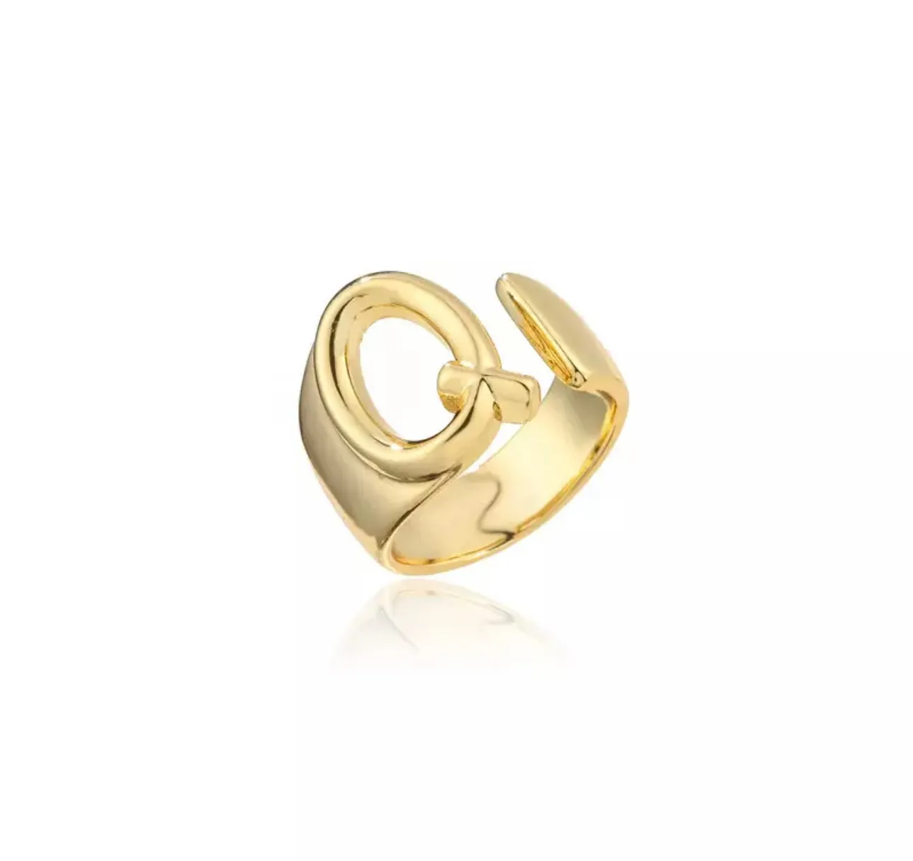 Rings - Gold Letter Rings