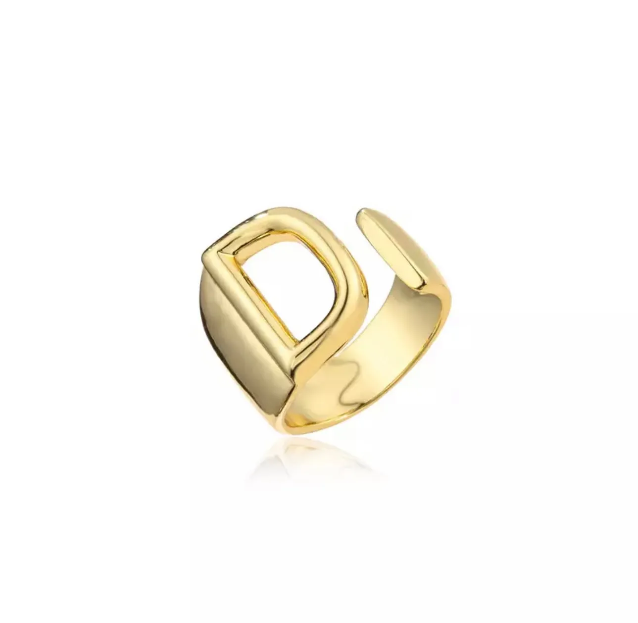 Rings - Gold Letter Rings