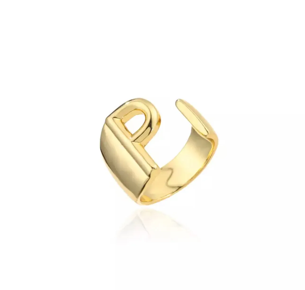 Rings - Gold Letter Rings