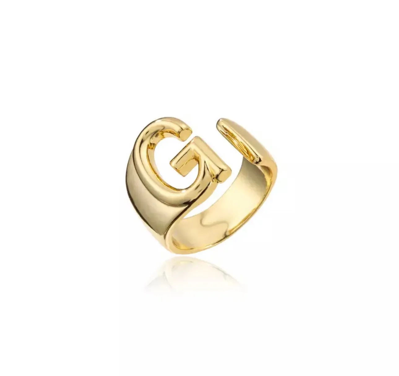 Rings - Gold Letter Rings