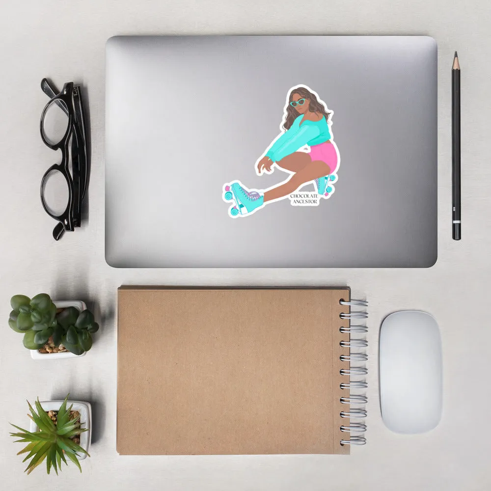 Roller Girl Bubble-free stickers