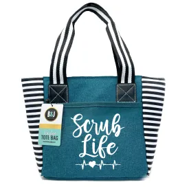 Scrub Life Kaylee Teal Tote Bag for Medical Workers