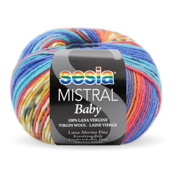 Sesia Mistral Baby 100% fine merino wool - 4ply/fingering weight