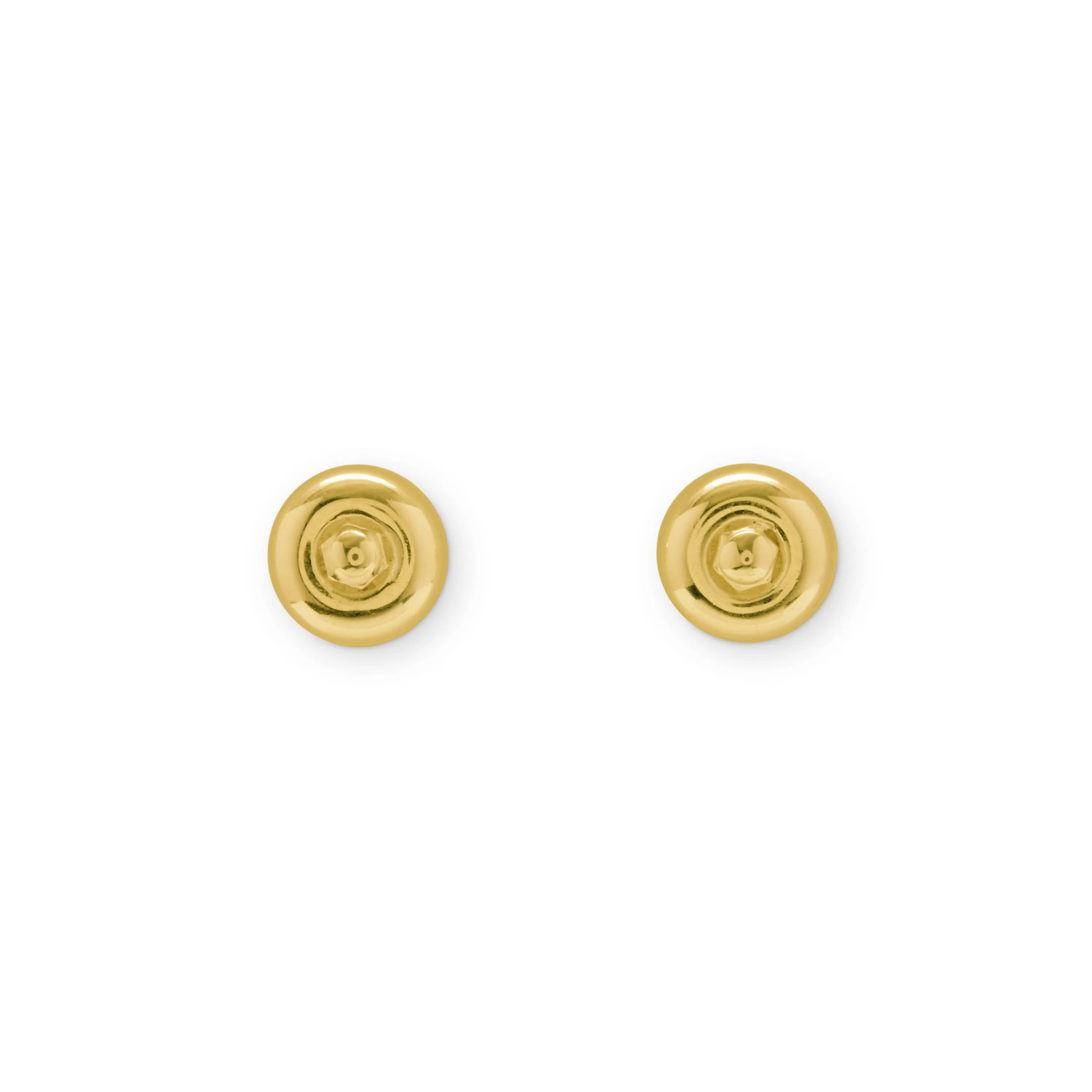 Skate Wheel Studs Sterling Silver  18k Yellow Gold Plated Skateboard Wheel Studs