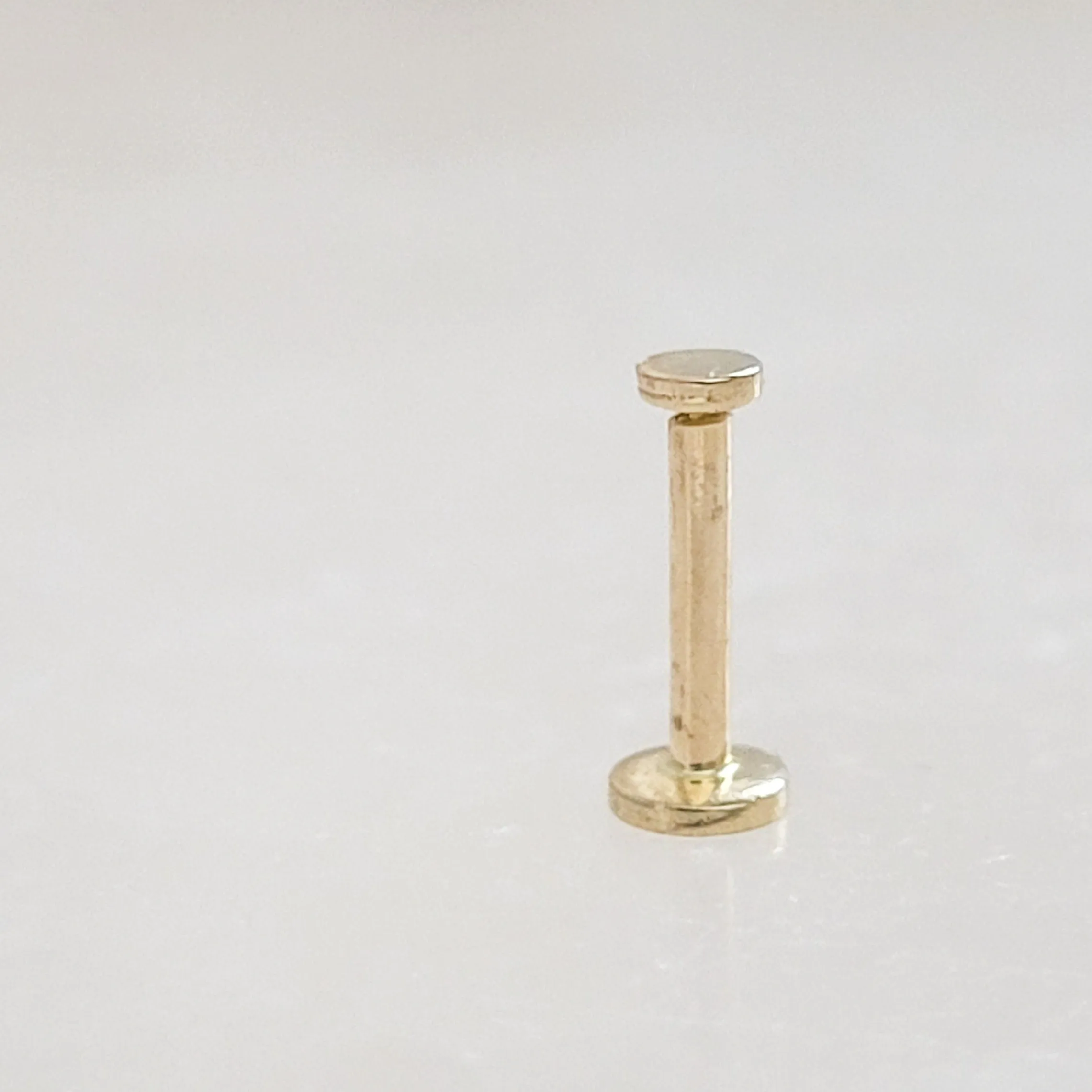 Tiny 14K Gold Dot Studs