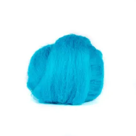 Turquoise Corriedale Wool Roving 1 oz.