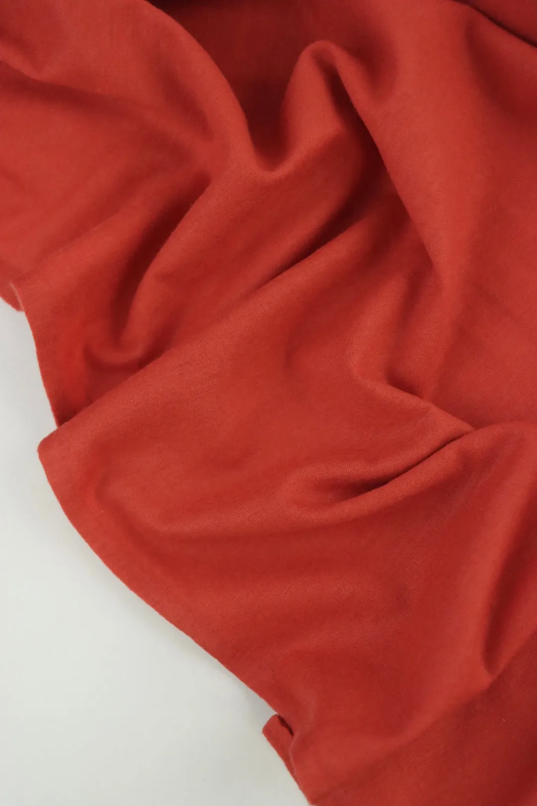 Vermillion Galway Wool Spandex Jersey Knit | By The Half Yard