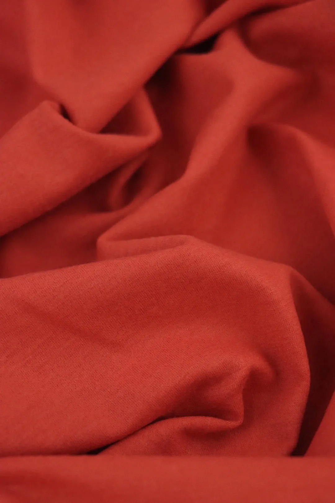 Vermillion Galway Wool Spandex Jersey Knit | By The Half Yard