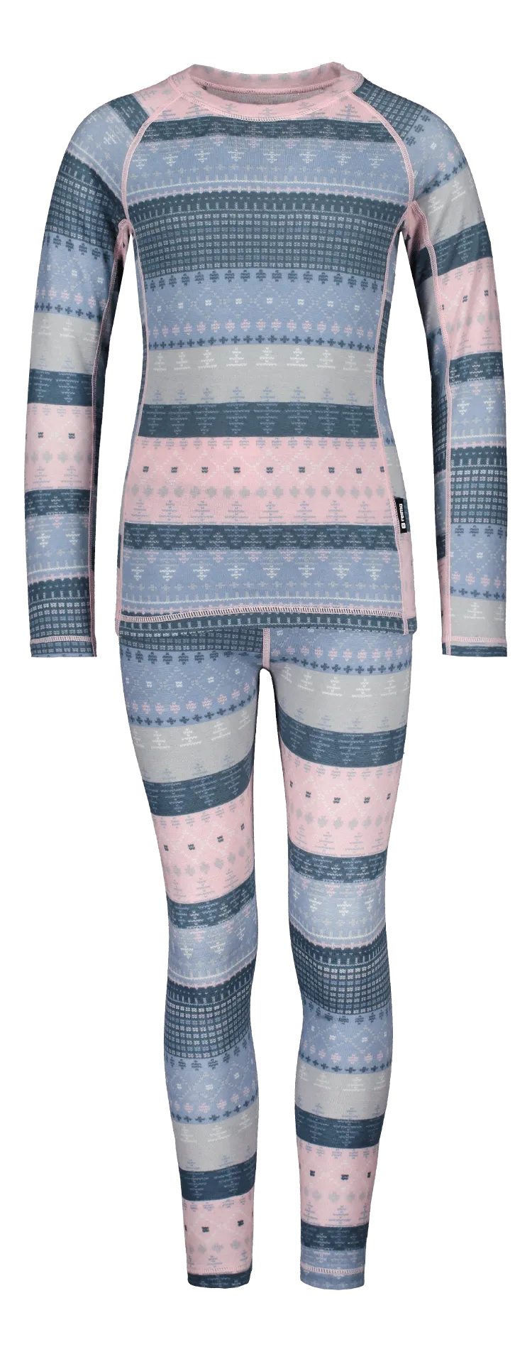 Wool / Bamboo Base Layer Set: Taitoa Foggy Blue