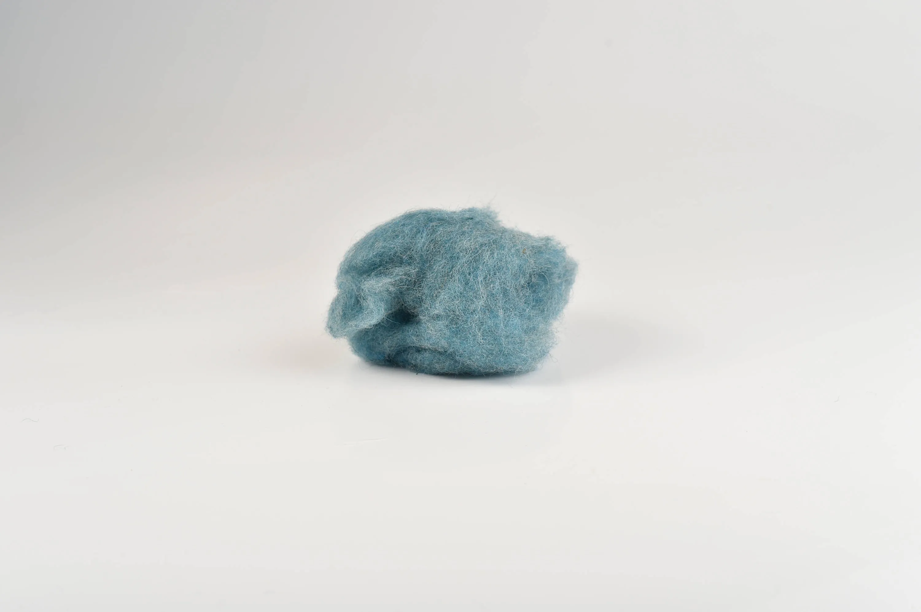 Wool for wet felting. Light turquoise