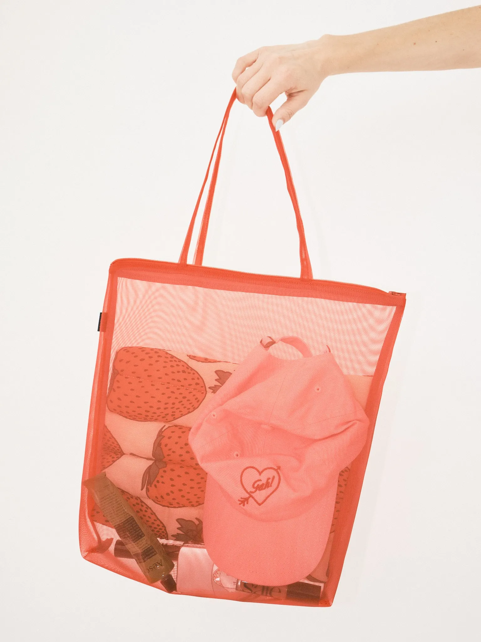 Zip Tote - Red